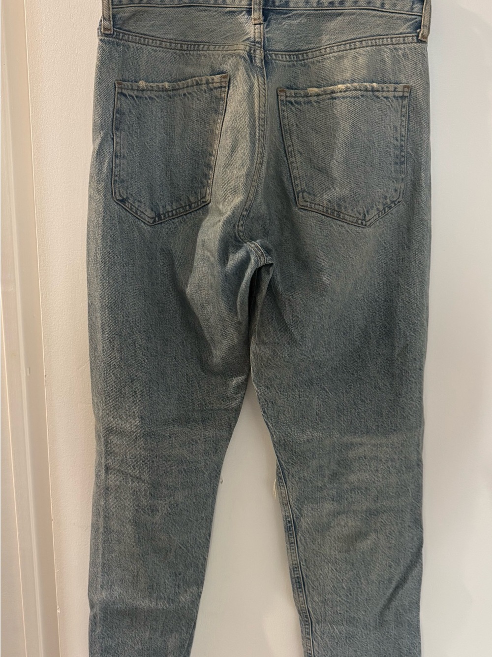 Agolde Men's Slim/Straight Vintage Light Blue Jeans
